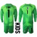 Frankrike Hugo Lloris #1 Målvakt Barnkläder Borta matchtröja till baby VM 2022 Långärmad (+ Korta byxor) Billigt